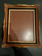 Goudkleurige klassieke kader – met glas (38  32 cm), Huis en Inrichting, Ophalen, Zo goed als nieuw