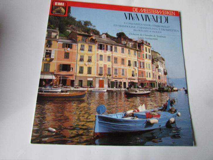 VIVA VIVALDI, 5 concerten voor strijkorkest en Mandoline, Cd's en Dvd's, Vinyl | Klassiek, Classicisme, 12 inch, Ophalen of Verzenden
