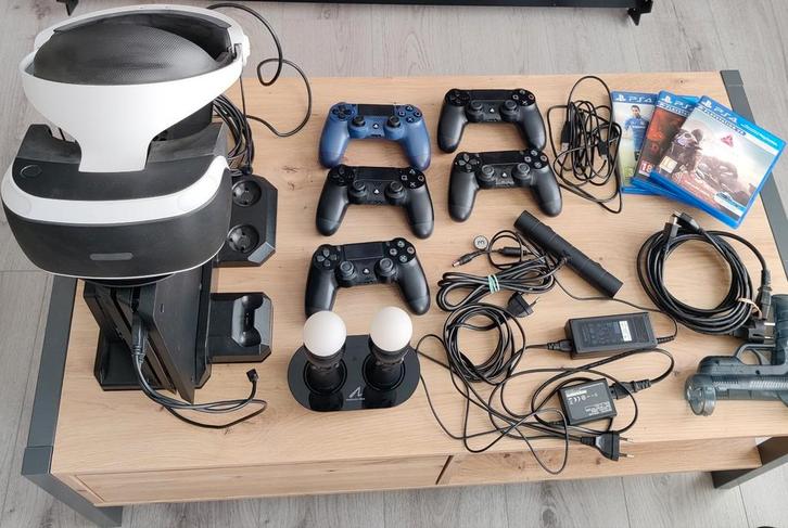 Volledig pakket PS4 Pro VR, Games en Spelcomputers, Virtual Reality, Zo goed als nieuw, Sony PlayStation, Overige typen, Ophalen