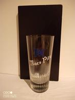 Oud geverfd bierglas Maes - Pils, Verzamelen, Overige merken, Glas of Glazen, Gebruikt, Ophalen of Verzenden