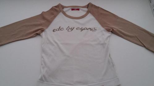 Wit/beige t-shirt van ESPRIT maat S. In perfecte staat!, Vêtements | Femmes, T-shirts, Comme neuf, Taille 36 (S), Blanc, Manches courtes