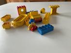 Vintage duplo wagen-sleepboot-werkrol met clown, Kinderen en Baby's, Ophalen, Gebruikt, Duplo
