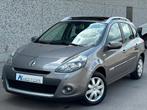 Renault Clio 1.2tCe TomTom 2012 1Main Clim Toit Pano Gps, Auto's, Stof, Zwart, Beige, 5 deurs