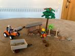Playmobil Houthakker met tractor (doos + boekje) 4-10 jaar, Kinderen en Baby's, Speelgoed | Playmobil, Ophalen of Verzenden, Zo goed als nieuw