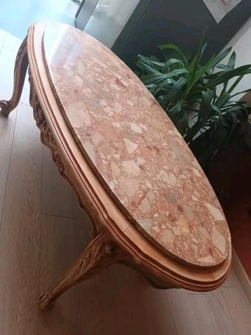 table basse en marbre, Maison & Meubles, Tables | Tables de salon, Enlèvement ou Envoi, Comme neuf