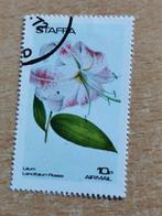 Staffa eiland - Schotland - bloemen - lelie, Postzegels en Munten, Ophalen of Verzenden, Gestempeld