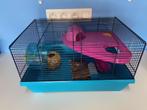 Kooi voor hamster of andere kleine knaagdieren MET toebehore, Hamster, Moins de 60 cm, Cage, Utilisé