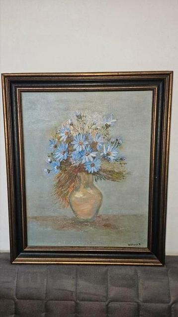 peinture sur huile signé Stallaert. beschikbaar voor biedingen