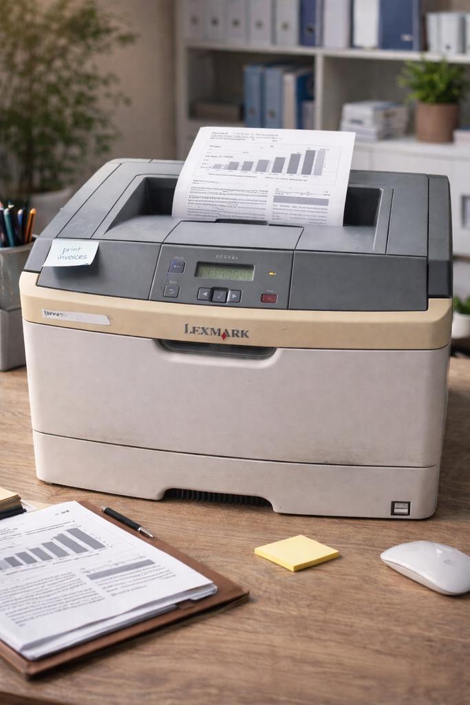 Imprimante laser Lexmark E360dn – Noir & blanc, Informatique & Logiciels, Imprimantes, Utilisé, Imprimante, Imprimante laser, Courrier