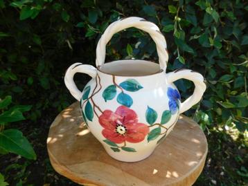 cruche-ppanier-déco-motif floral - SC France-St Clément, Enlèvement