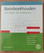 Basisboekhouden van begin- tot eindbalans - 4de editie, Ophalen of Verzenden, Zo goed als nieuw, Hogeschool, Intersentia