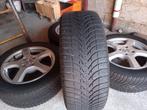4 jantes 16 pouces Enzo avec pneu hiver Michelin 215/55/R16, 215 mm, Velg(en), 16 inch, Gebruikt