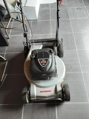 Grasmachine Weibang, Tuin en Terras, Grasmaaiers, Ophalen, Gebruikt, Benzine-grasmaaier, Opvangbak