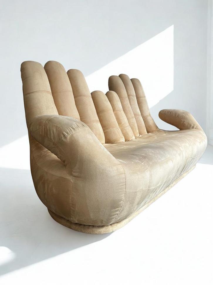 Pop-art hand zetel, Huis en Inrichting, Zetels | Zetels, Gebruikt, Ophalen
