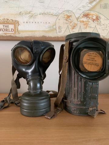 Masque à gaz Allemand WW2, Enlèvement ou Envoi