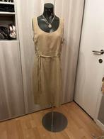 Beige 100 % linnen jurk gevoerd McGregor 42, Kleding | Dames, Beige, Maat 42/44 (L), Ophalen of Verzenden, Zo goed als nieuw