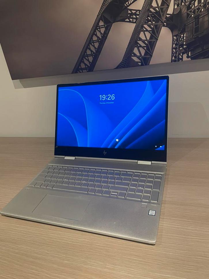 Laptop - HP Envy x360 Convertible 15” Touchscreen, Computers en Software, Windows Laptops, Zo goed als nieuw, 15 inch, SSD, Minder dan 2 Ghz