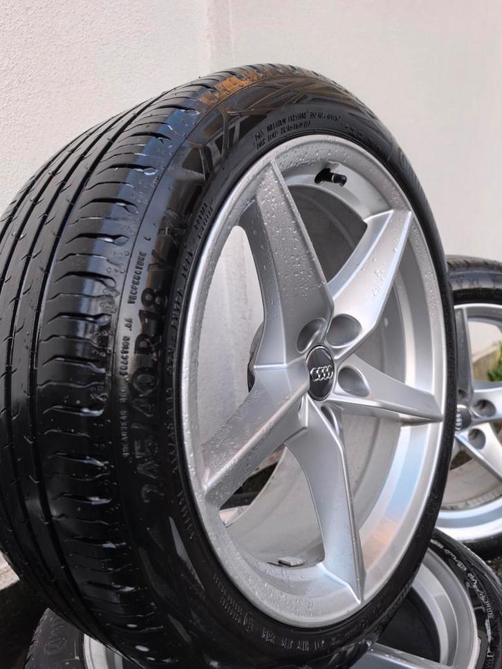 AUDI JANTES D'ORIGINE 18 S-LINE, Auto-onderdelen, Banden en Velgen, Band(en), Ophalen