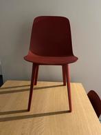 6 Chaises ikea odger rouge-orange, Enlèvement, Comme neuf, Rouge
