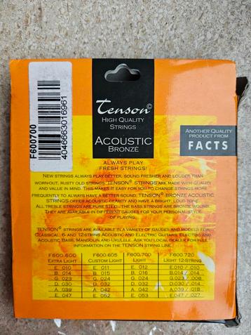 TENSON gitaarsnarenset van hoge kwaliteit beschikbaar voor biedingen