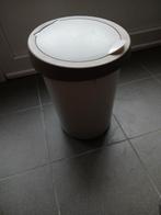 Vuilnisemmer 12 L plastic beige met taupekleur deksel, Ophalen