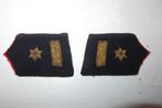 Paar Major Artillery halsbanden, Verzamelen, Embleem of Badge, Ophalen of Verzenden, Landmacht