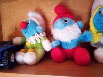 schtroumpf  peluches5€/p vintage 1980 beschikbaar voor biedingen