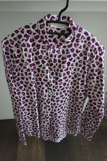 Chemisier blanc à motifs style léopard "ETERNA" Env. compris beschikbaar voor biedingen
