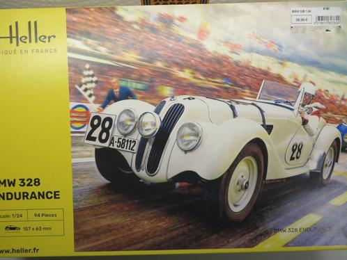 modelbouwkit Heller -BMW 328 endurance  1/24, Hobby en Vrije tijd, Modelbouw | Auto's en Voertuigen, Nieuw, Auto, Groter dan 1:32