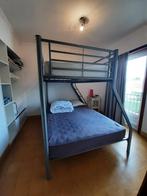 stapelbed, Huis en Inrichting, Slaapkamer | Stapelbedden en Hoogslapers, Ophalen, Tweepersoons, 140 cm, Zo goed als nieuw