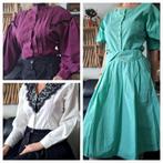 Vintage Jaren 80 kledij , 2 Blouses en 1 leuk setje *Mt 40,4, Antiek en Kunst, Ophalen, Dames