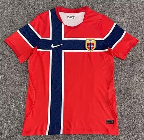 Noorwegen Haaland Thuisshirt Origineel WorldCup Nieuw 2026, Verzenden