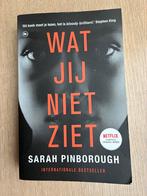 Sarah Pinborough - Wat jij niet ziet, Gelezen, Ophalen of Verzenden, Nederland, Sarah Pinborough