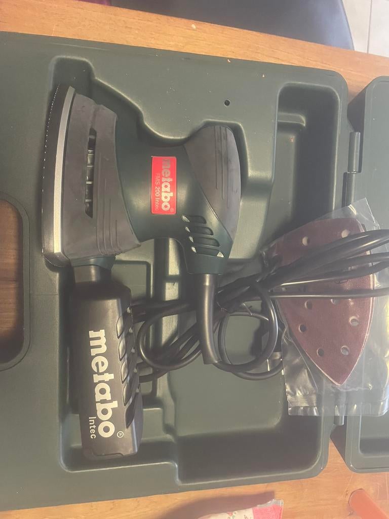 Schuurmachine metabo nieuw in de doos, Doe-het-zelf en Bouw, Gereedschap | Schuurmachines, Ophalen, Zo goed als nieuw