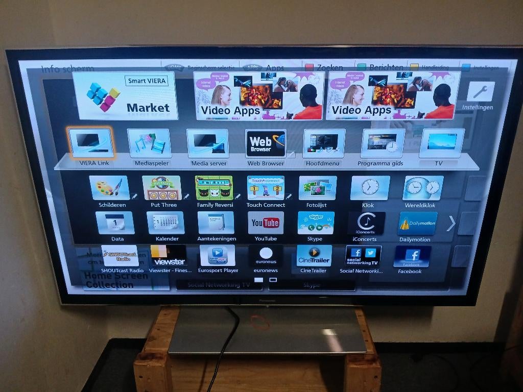 Panasonic tv 600hz, TV, Hi-fi & Vidéo, Télévisions, Utilisé, 100 cm ou plus, Panasonic, 120 Hz, Smart TV, Enlèvement