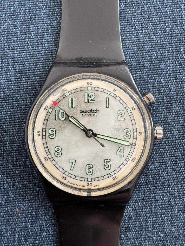 Swatch Loomy 1996 gb900 - rare - pour pièces, Antiquités & Art, Enlèvement ou Envoi