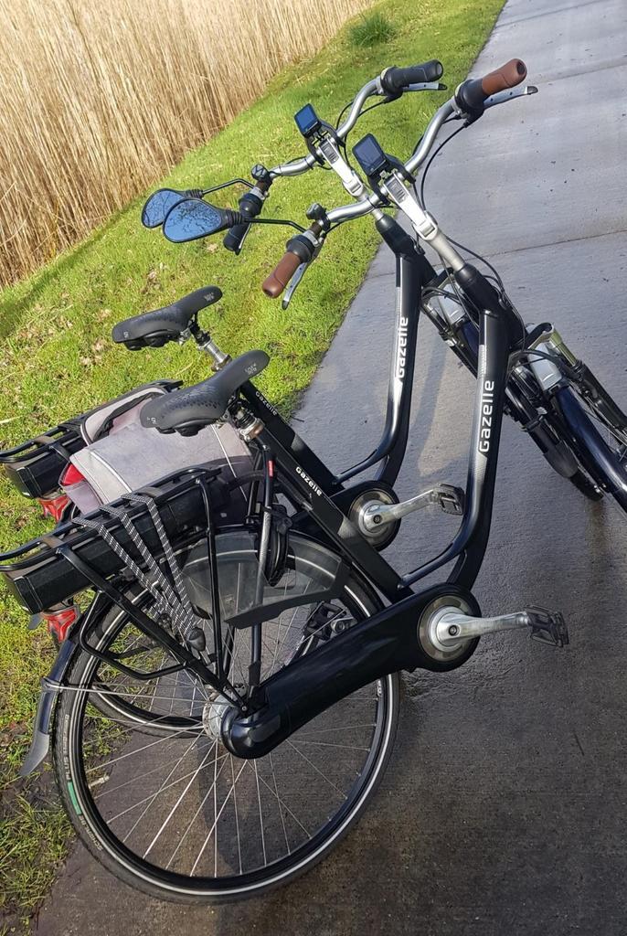 Setje Elektrische Gazelle Comfort Panasonic Reserve Batterij, Fietsen en Brommers, Elektrische fietsen, Gazelle, Ophalen