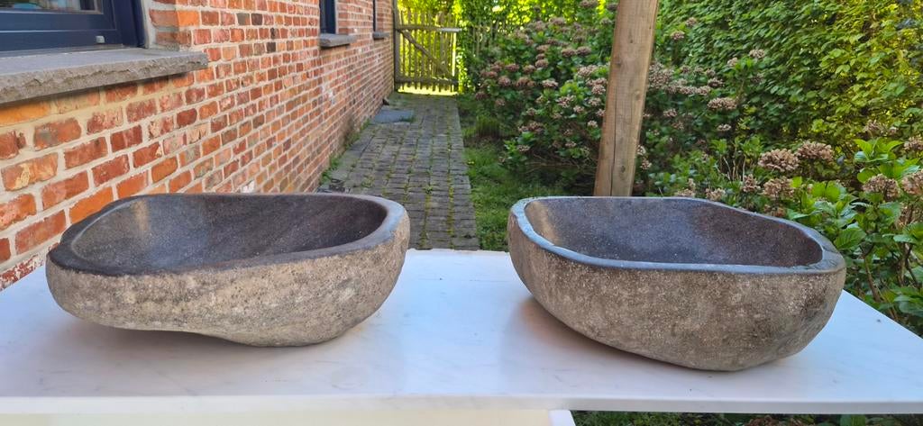 Vasque en bon état, pierre bleue, Maison & Meubles, Enlèvement