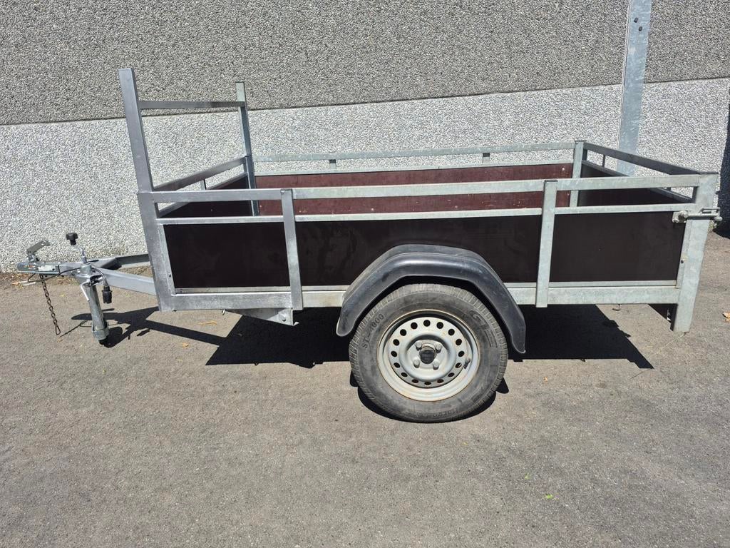 Enkel as aanhangwagen occasie remorque 199x129, Ophalen