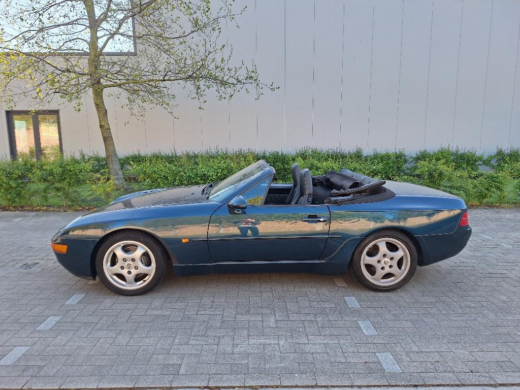 Porsche 968 Cabrio  3.0i  | 1992 | 164dkm, Auto's, Porsche, 4 zetels, Achterwielaandrijving, Zwart, 4 cilinders