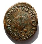 Romeinse Rijk, Tiberius, Postzegels en Munten, Ophalen of Verzenden, Italië, Losse munt