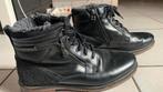 Chaussures Bottines Homme Cuir, Enlèvement ou Envoi, Porté, Noir