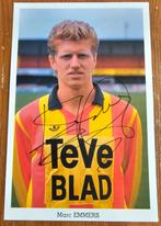 1989 Marc Emmers KV Mechelen Spelerskaart handgesigneerd!, Verzamelen, Ophalen of Verzenden, Zo goed als nieuw, Spelerskaart