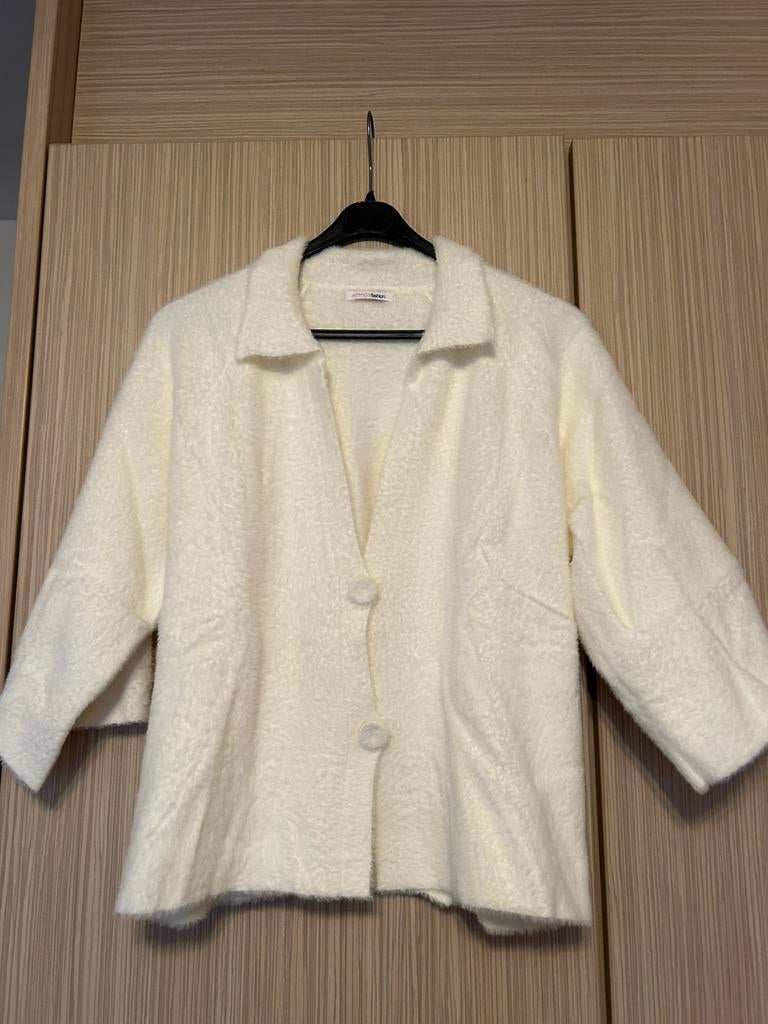 Gilet Atmos Fashion blanc 40, Enlèvement ou Envoi, Comme neuf, Taille 38/40 (M), Blanc