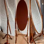 Retro staande spiegel, Ophalen, Gebruikt, 50 tot 75 cm, 150 tot 200 cm