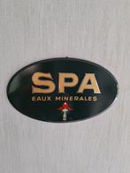 Panneau d'affichage en étain Spa 1956, Collections, Enlèvement ou Envoi, Panneau publicitaire