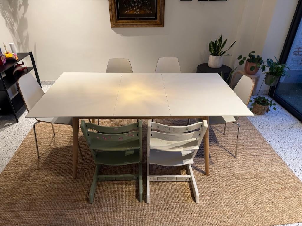 Eettafel Uittrekbaar BoConcept 140/188x100 cm, Maison & Meubles, 150 à 200 cm, Comme neuf, Enlèvement, 50 à 100 cm