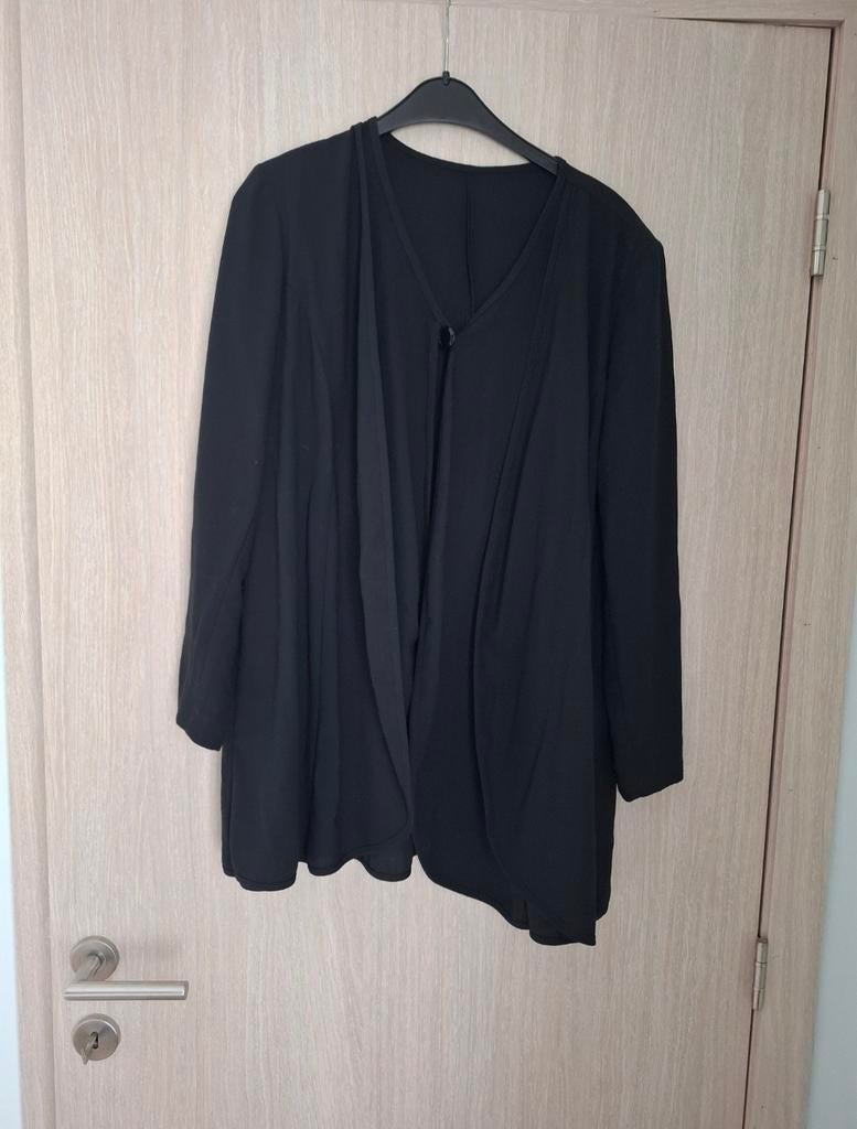 Zwarte Blouse maat 42, Ophalen of Verzenden, Zo goed als nieuw, Maat 42/44 (L)