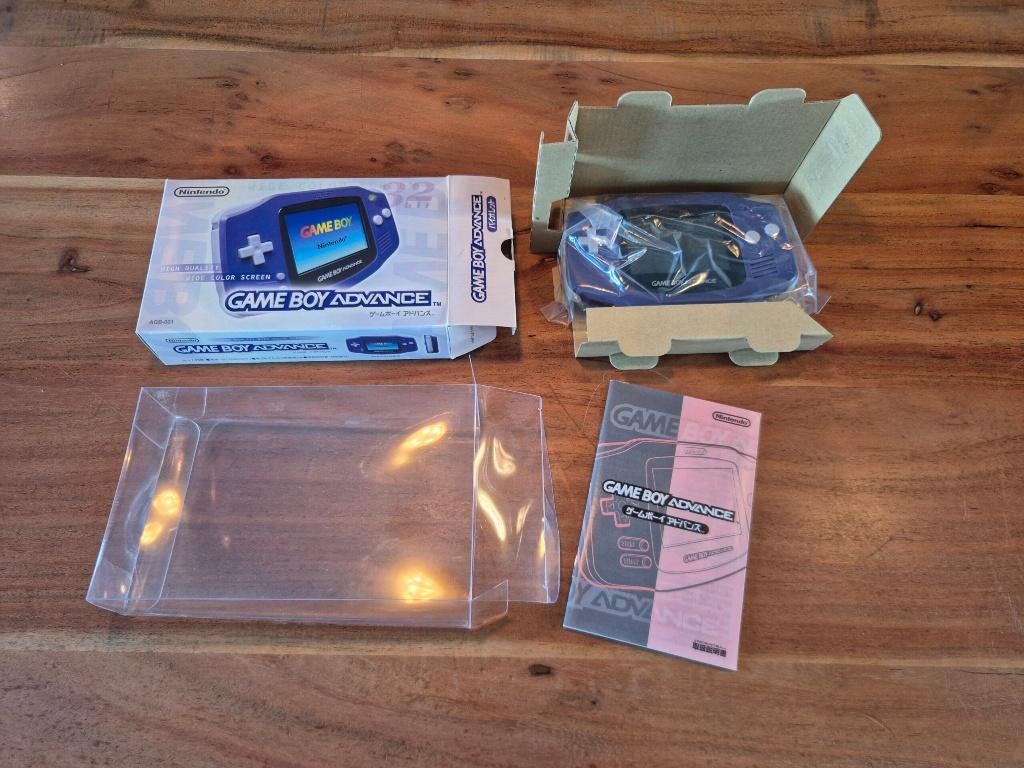 Gameboy Advance Console Purple (NTSC-J) (CIB), Games en Spelcomputers, Verzenden, Gebruikt