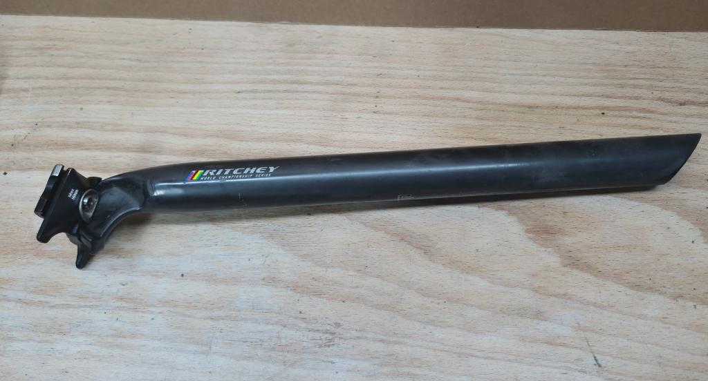 RITCHEY carbon zadelpen 31.6 x 400mm, Fietsen en Brommers, Fietsonderdelen, Gebruikt, Zadel, Carbon, Ophalen of Verzenden